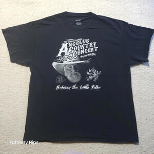 Charlie Daniels Angelus Country Concert 2015 T-Shirt XL Black Port & Company